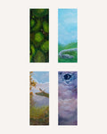 Art Bookmark Set: Dragons and nature