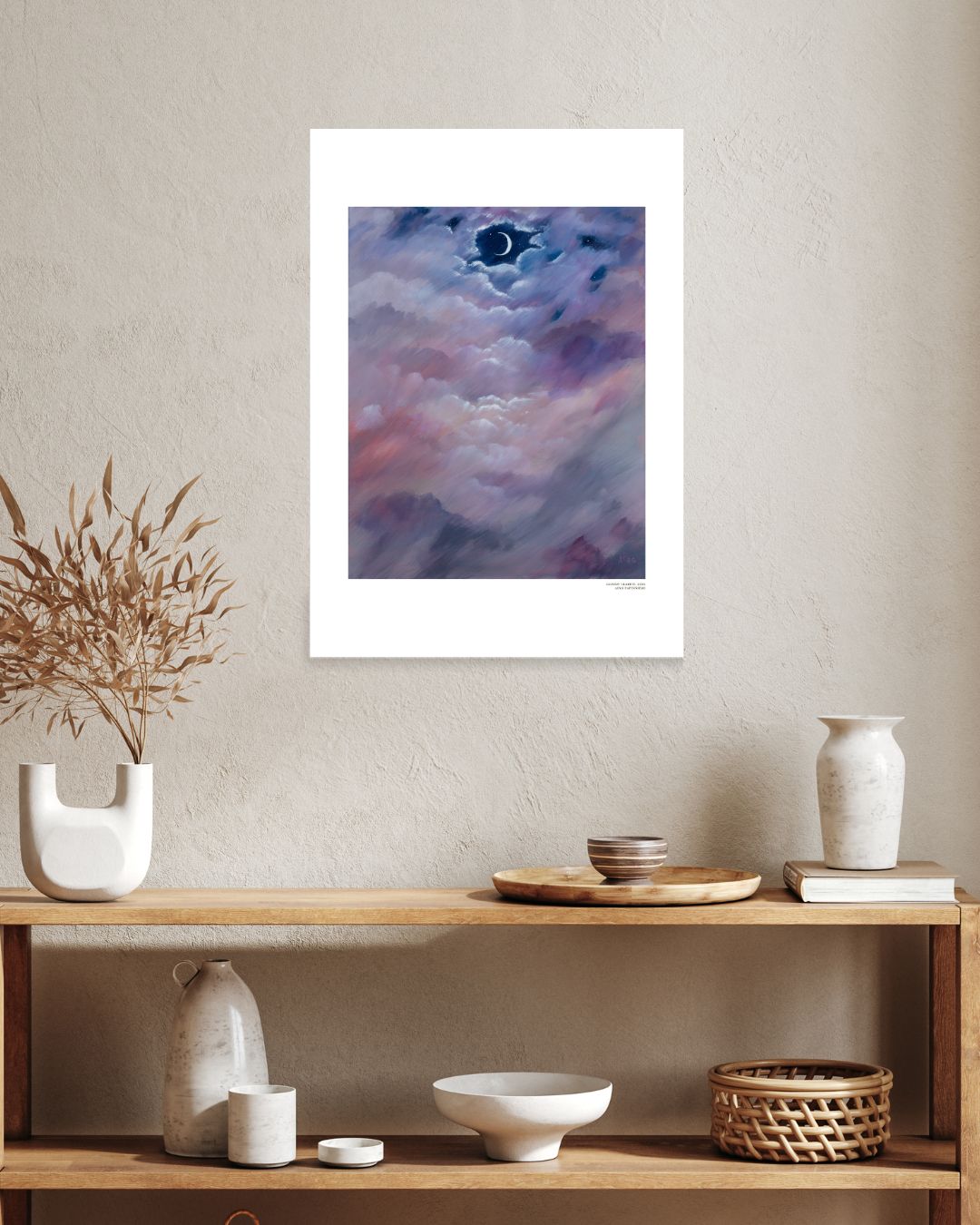 Cloudy Clarity – A3 Art Print