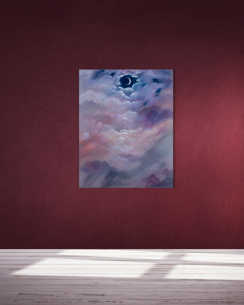 Cloudy Clarity – Original Painting, 64 x 80 cm