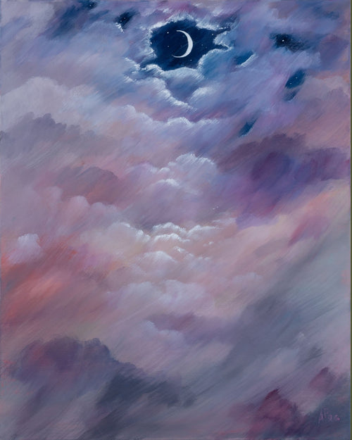 Cloudy Clarity – A3 Art Print