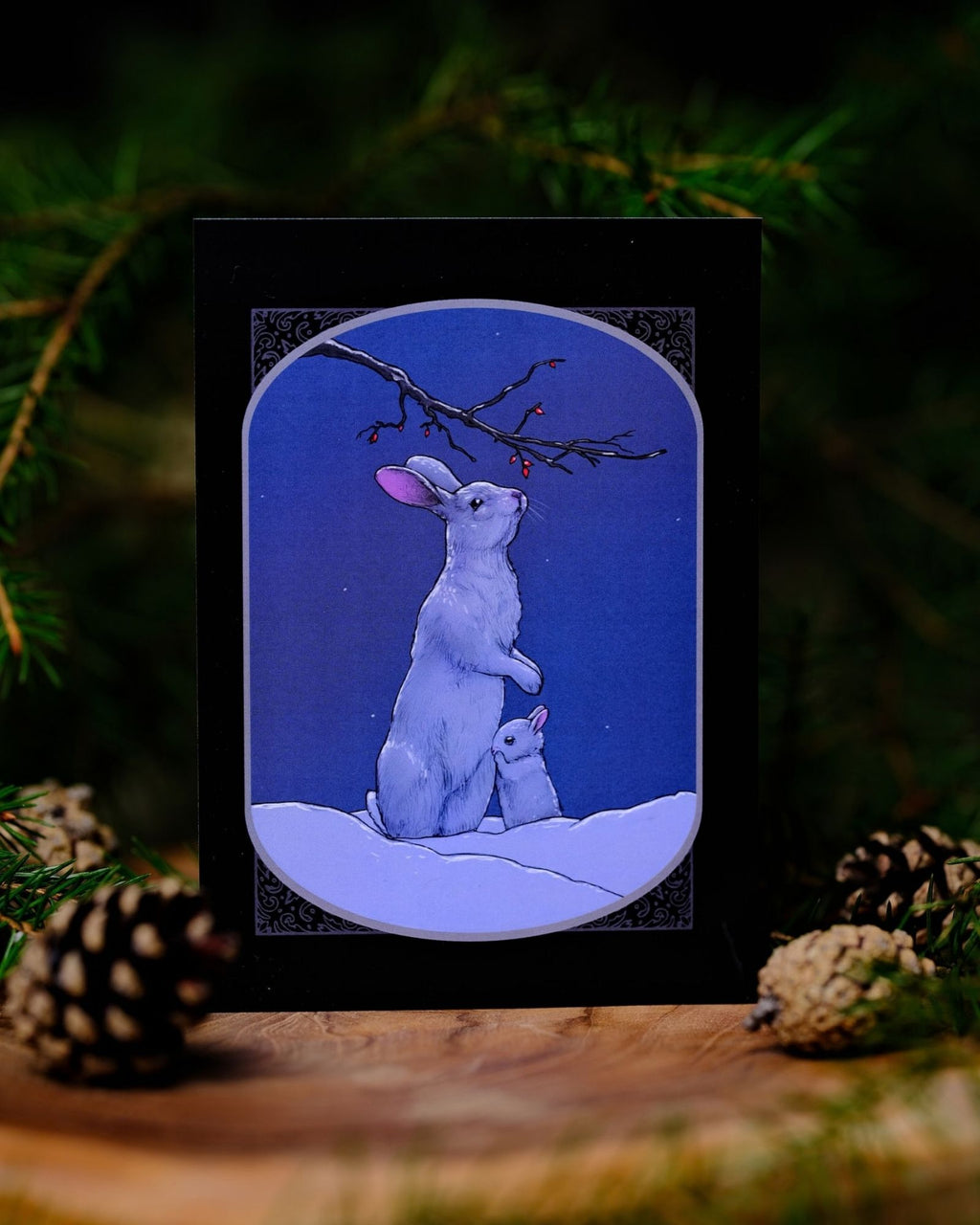 Winter Animals – Art Card Collection, Set of 10